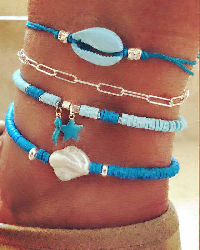 Cavigliera In Acciaio Con Ciondoli - Foto 6